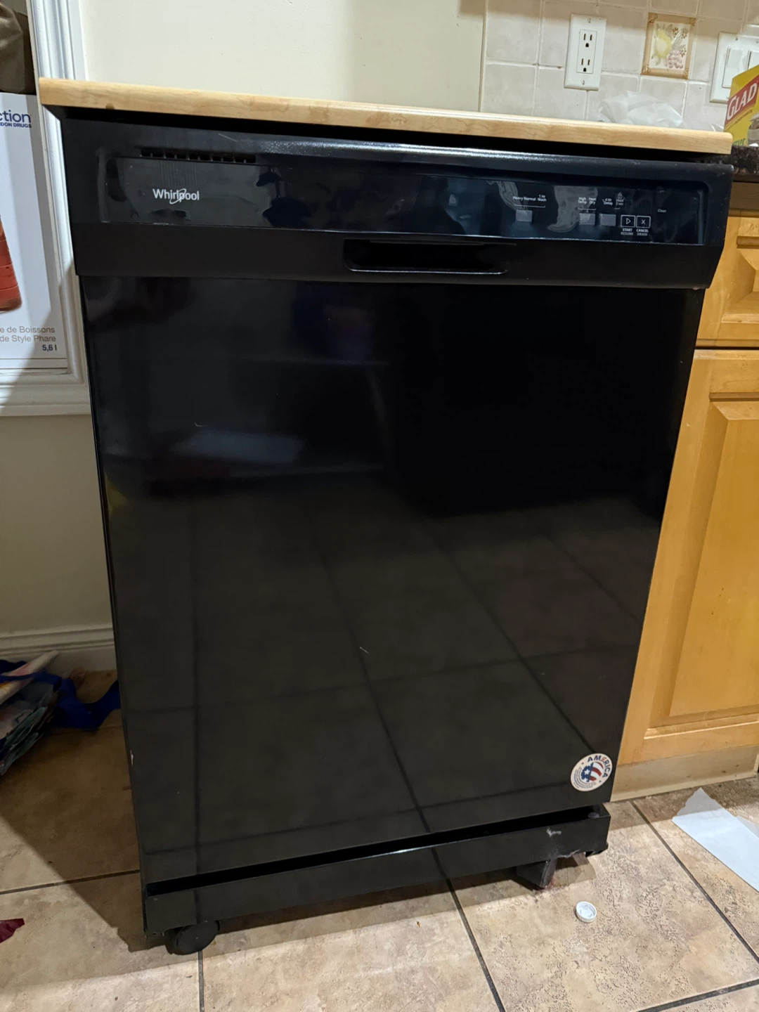 Whirlpool Black Portable Dishwasher - photo 3