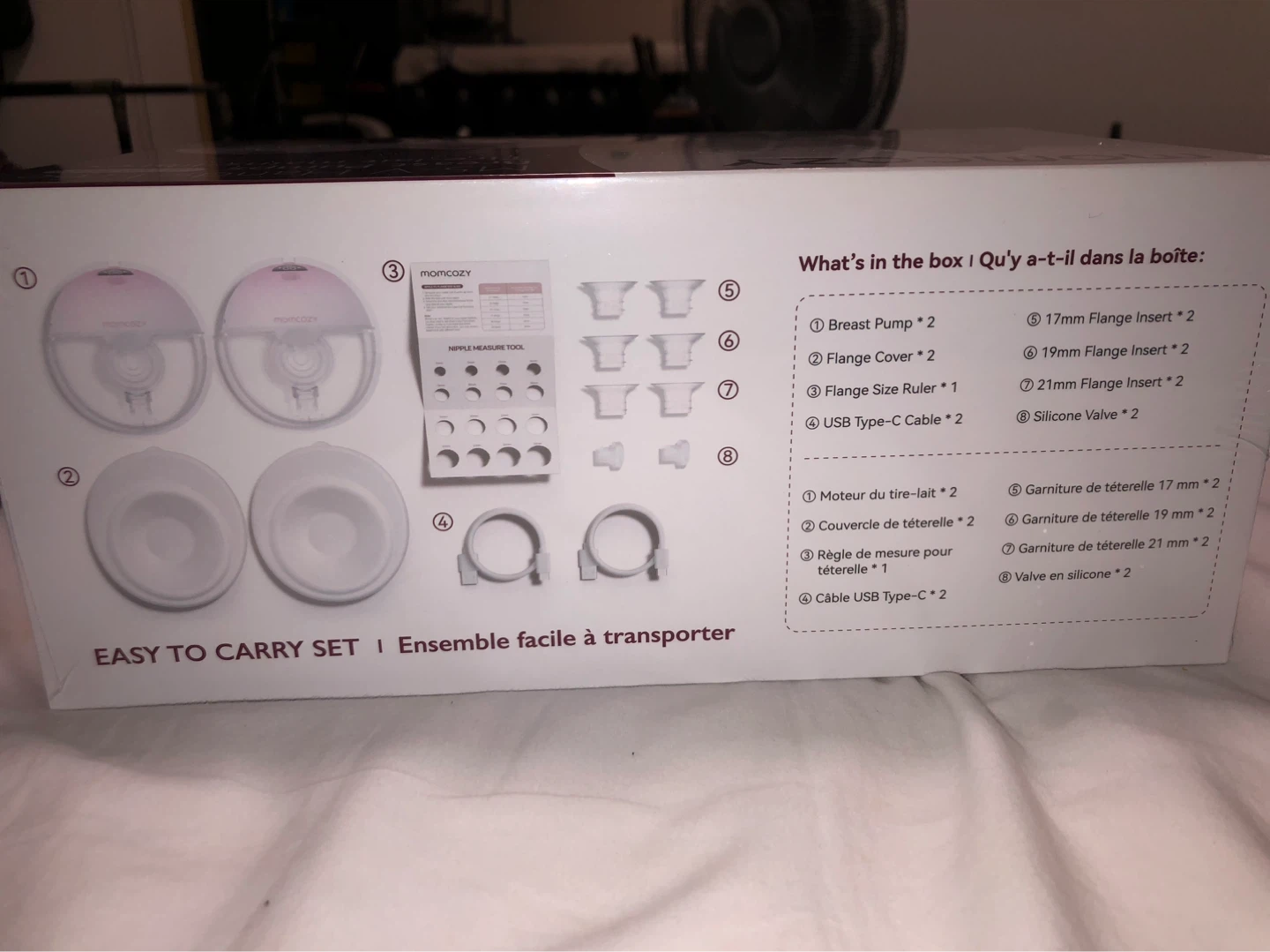 Momcozy M5-V Hands-Free Double Breast Pumps - photo 2