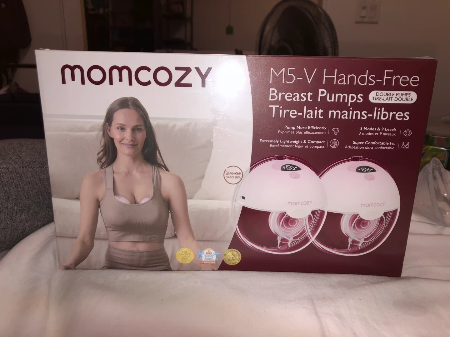 Momcozy M5-V Hands-Free Double Breast Pumps