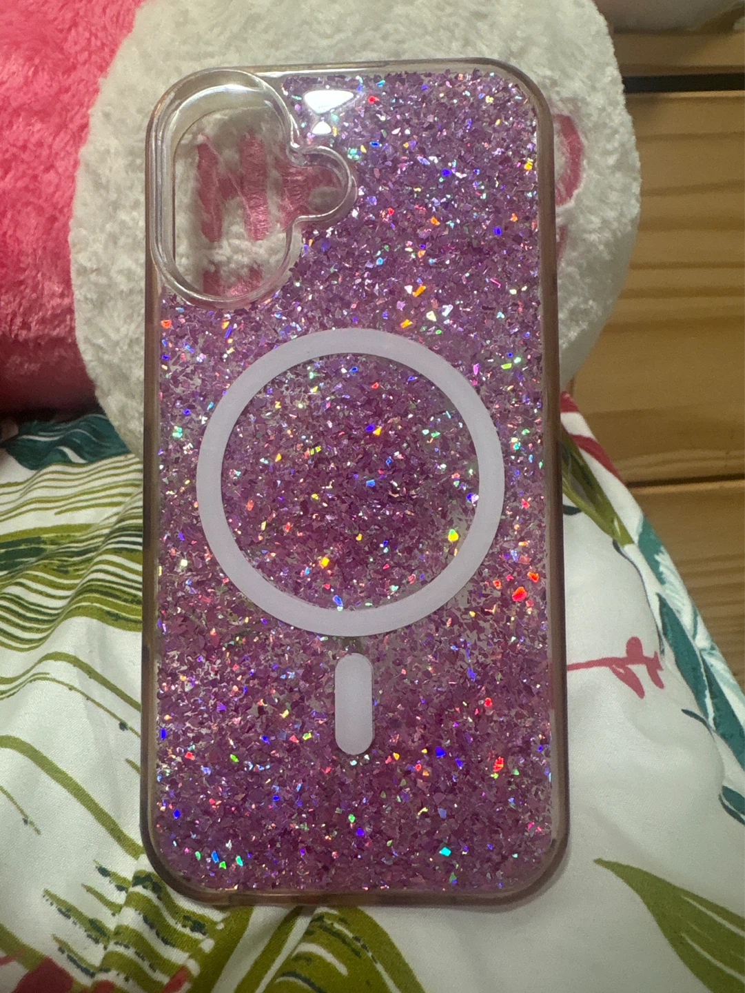 Sparkly Glitter iPhone16  Case with MagSafe