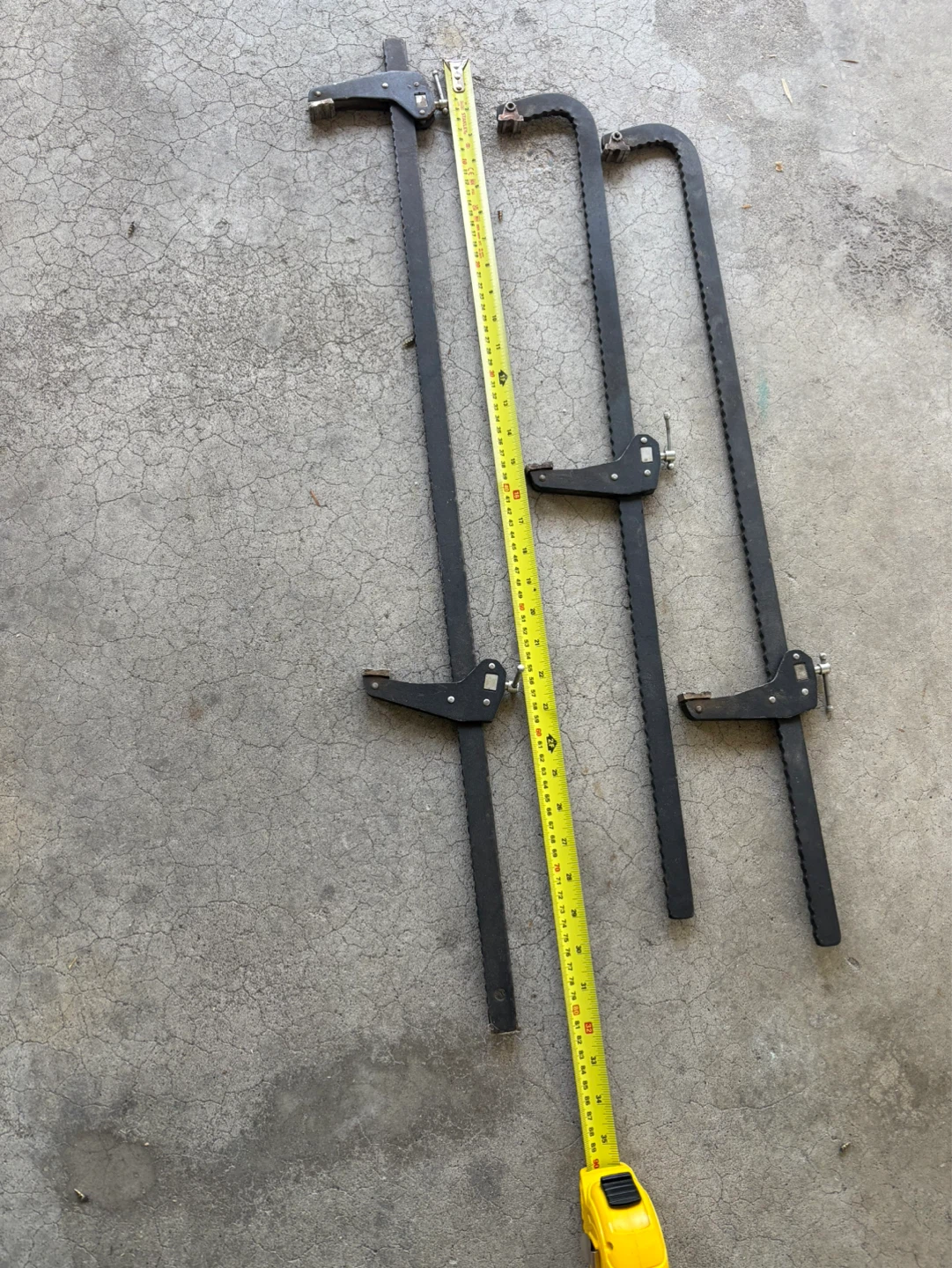 Set of 3 Bar Clamps