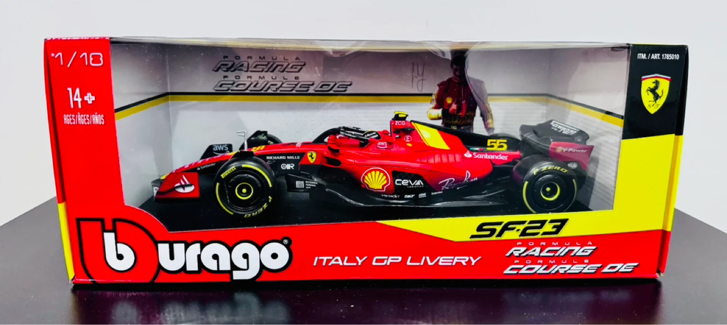 Bburago 1:18 SF23 Ferrari Carlos Sainz F1 Car - photo 5