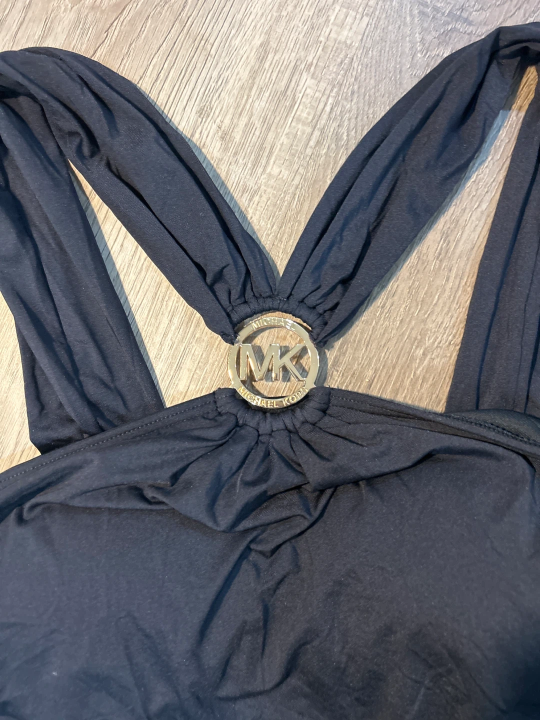 Michael Kors Black bathing suit cover MK Medallion - photo 2