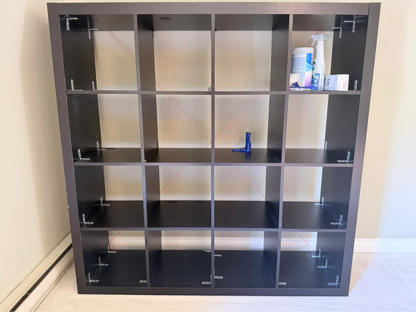 Disassembled IKEA 4x4 Kallax - photo 2