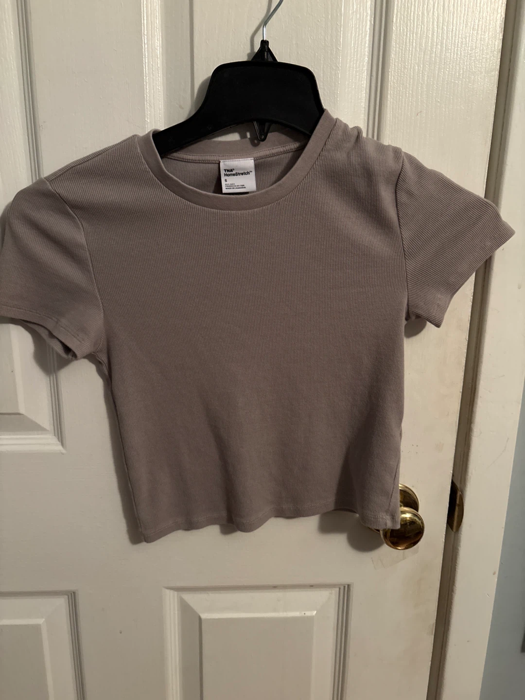 Women TNA home stretch t shirt size small cropped