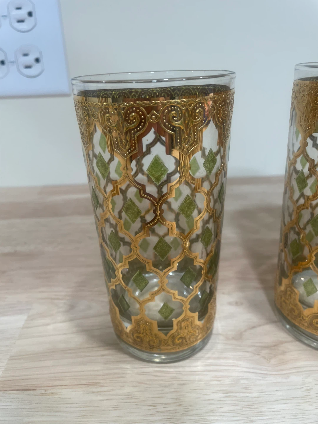 Set of 6 Decorative Tumbler Glasses