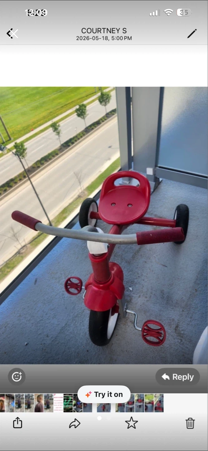 Red Toddler Tricycle