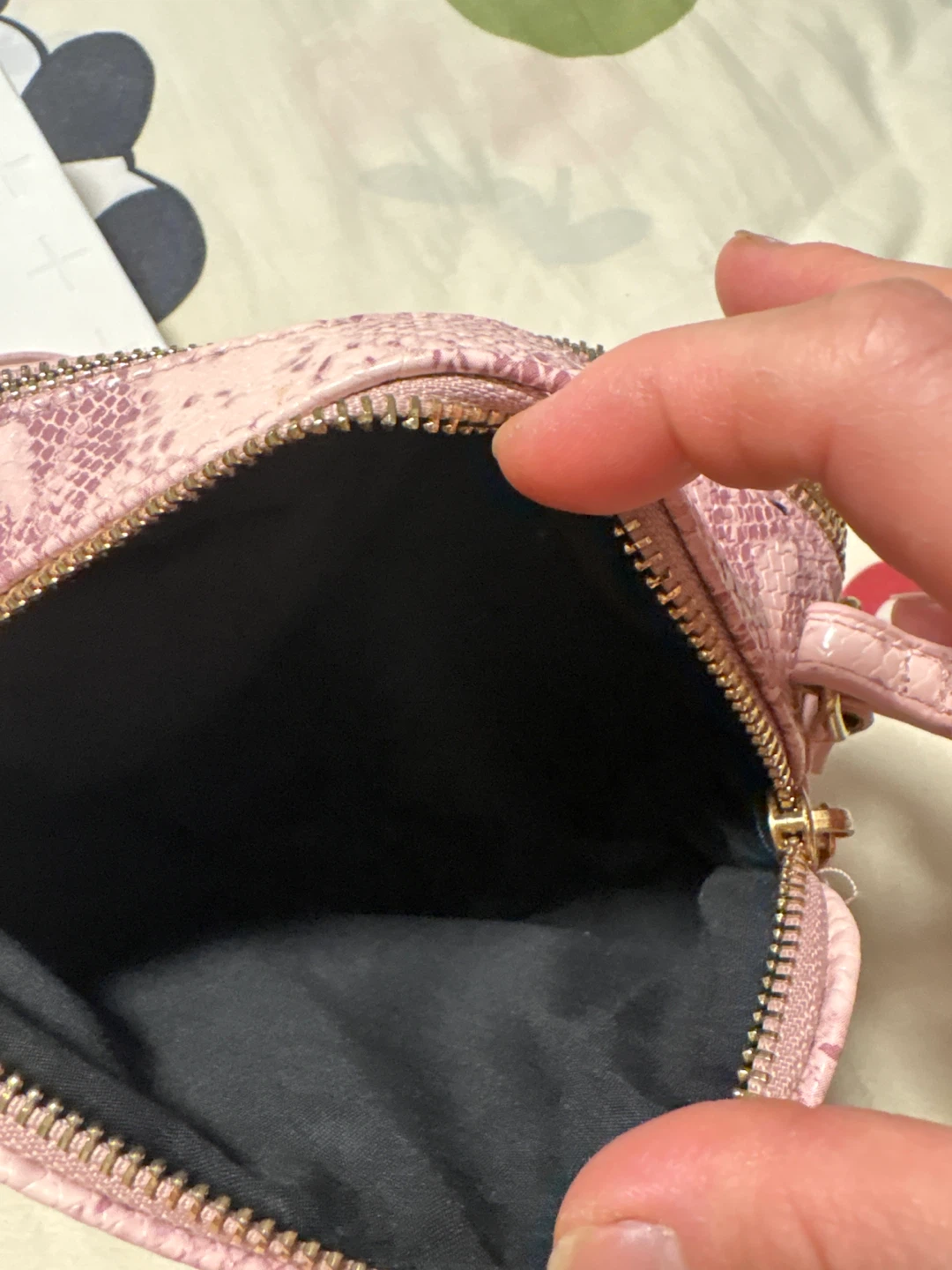 ICING Pink Snakeskin Crossbody Bag - photo 3