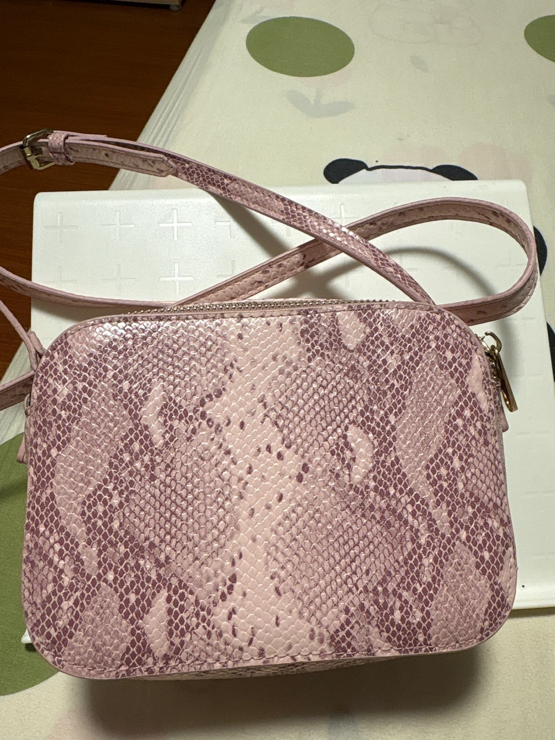 ICING Pink Snakeskin Crossbody Bag - photo 2