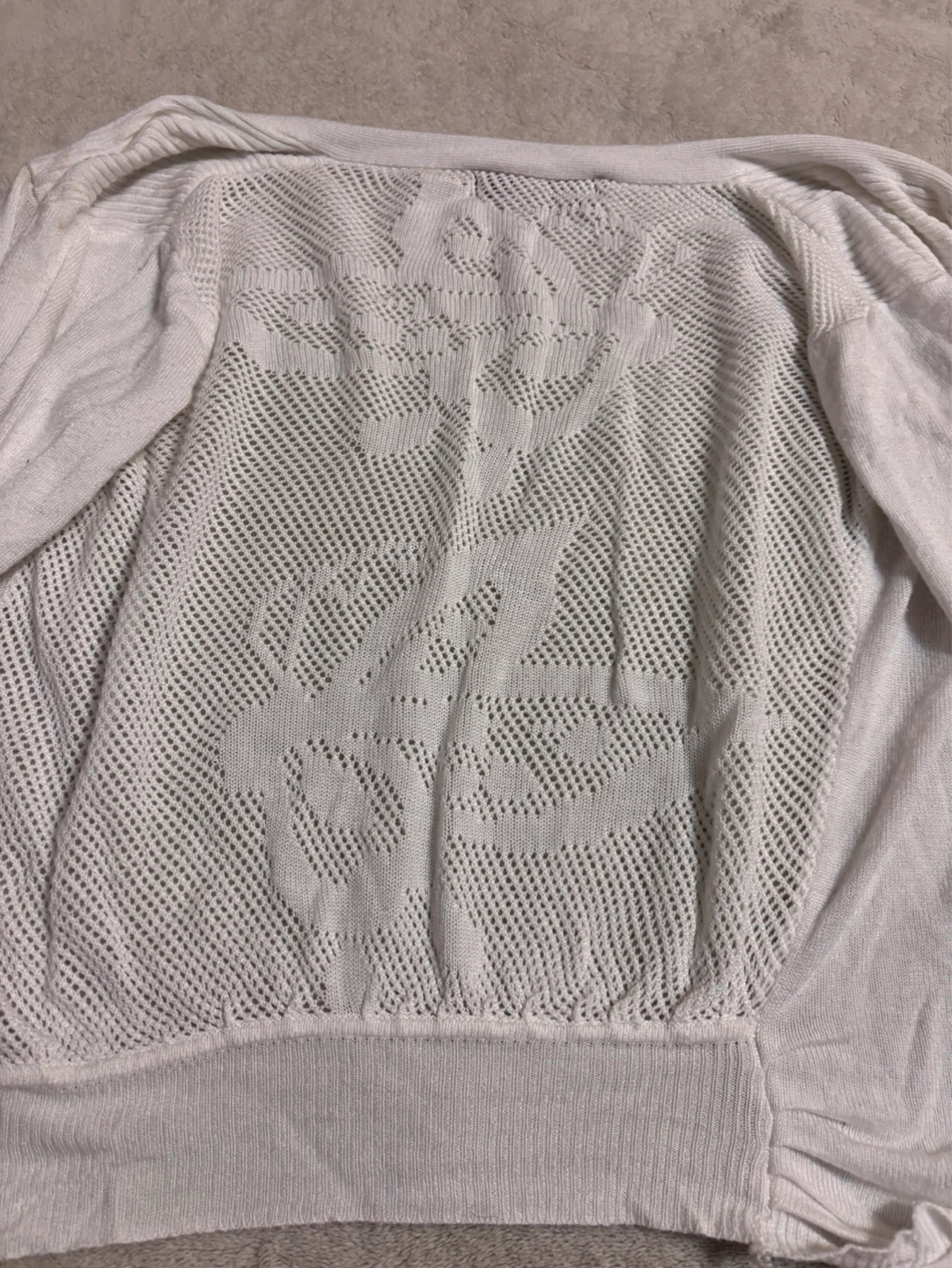 Girls White Shi shang Fashion Cardigan - photo 4