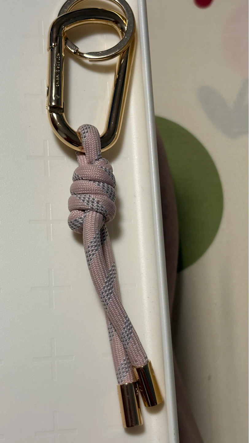 Lululemon Gold Keychain with Pink Rope Accent - photo 3