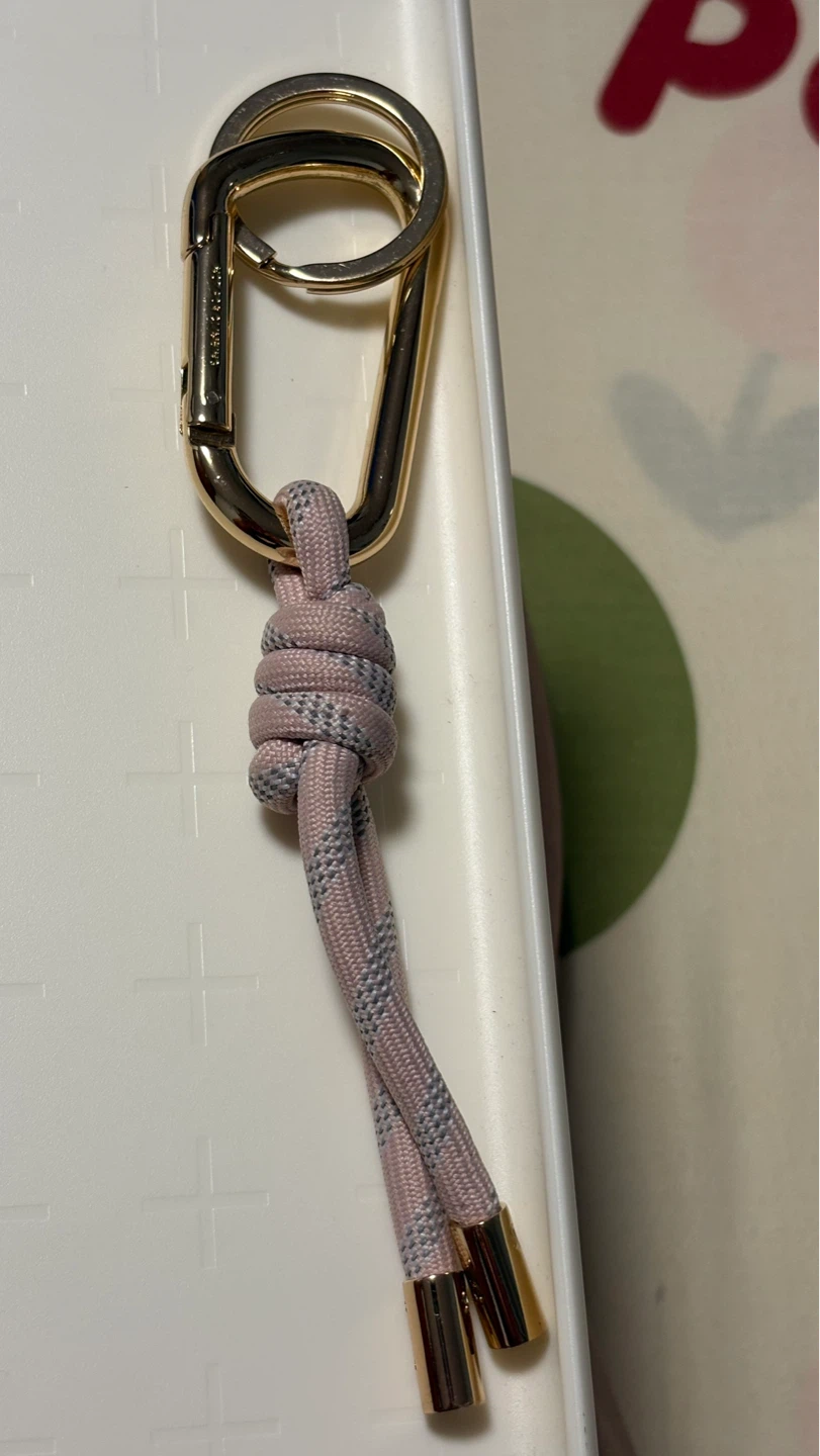 Lululemon Gold Keychain with Pink Rope Accent - photo 2
