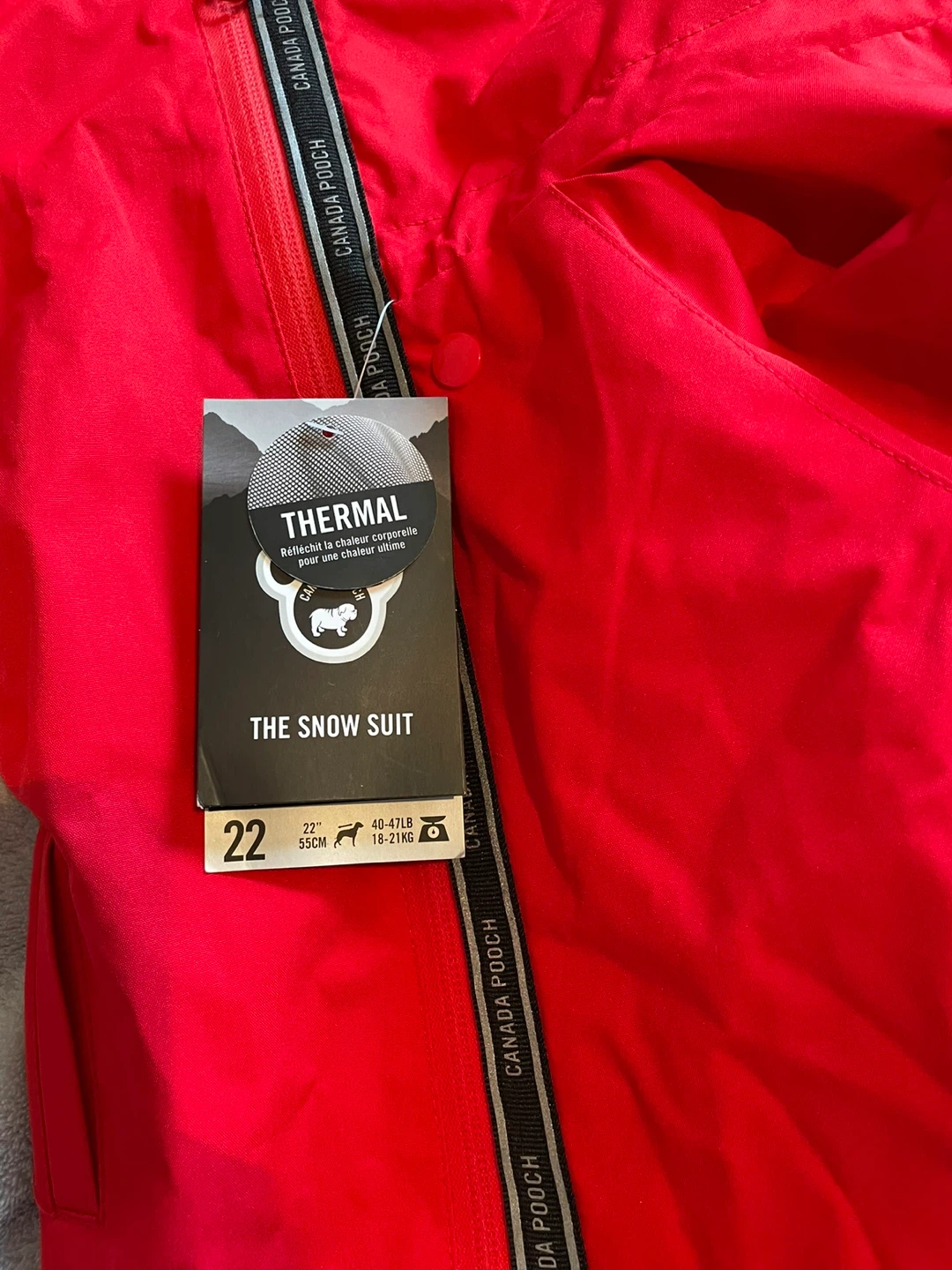22” Brand New Canada Pooch Dog Snowsuit - photo 3
