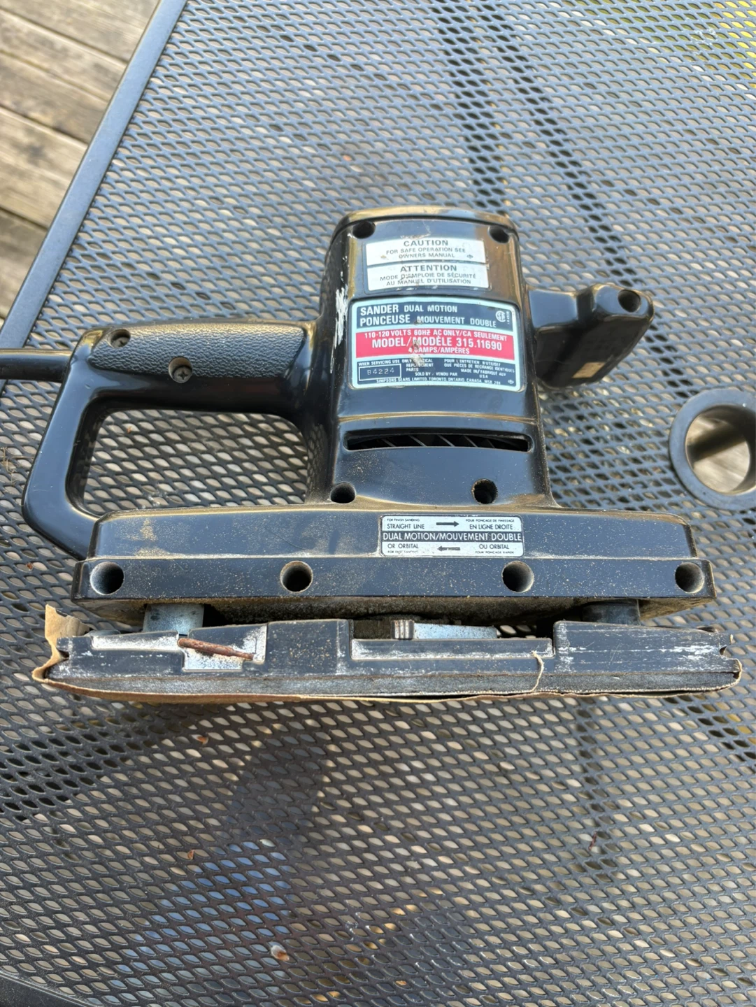 Craftsman Dual Motion Sander - photo 3