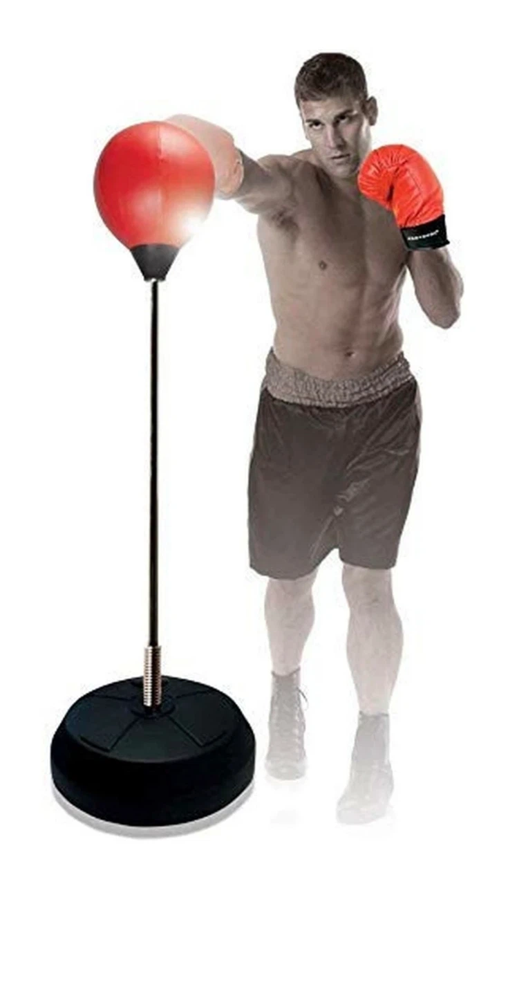 PROTOCOL Red Punching Bag with Gloves - photo 4