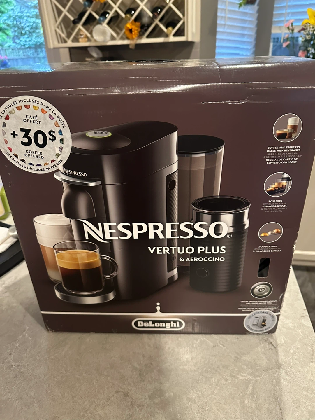 Nespresso Vertuo Plus & Aeroccino Coffee Maker - photo 2