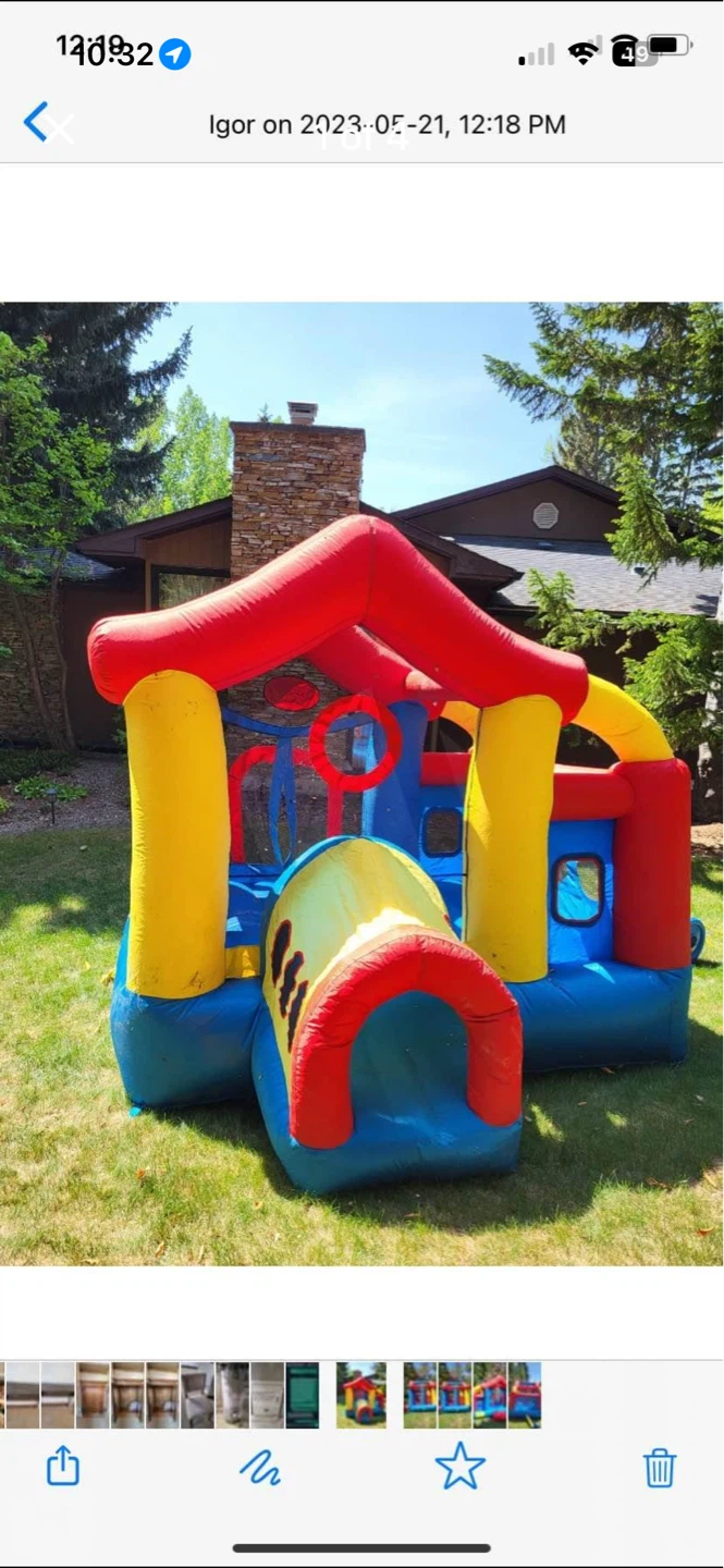 Kids Inflatable Bounce House with Slide - photo 4