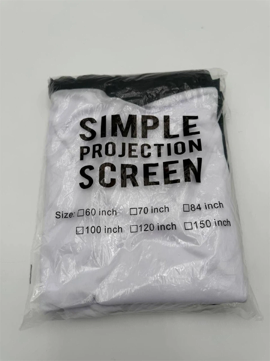 Simple Projection Screen 100 inch