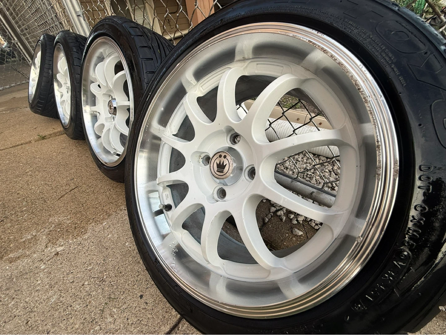 15” Konig wheels with tires 4x100 - photo 5