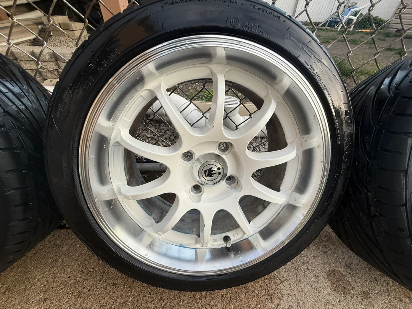 15” Konig wheels with tires 4x100 - photo 3