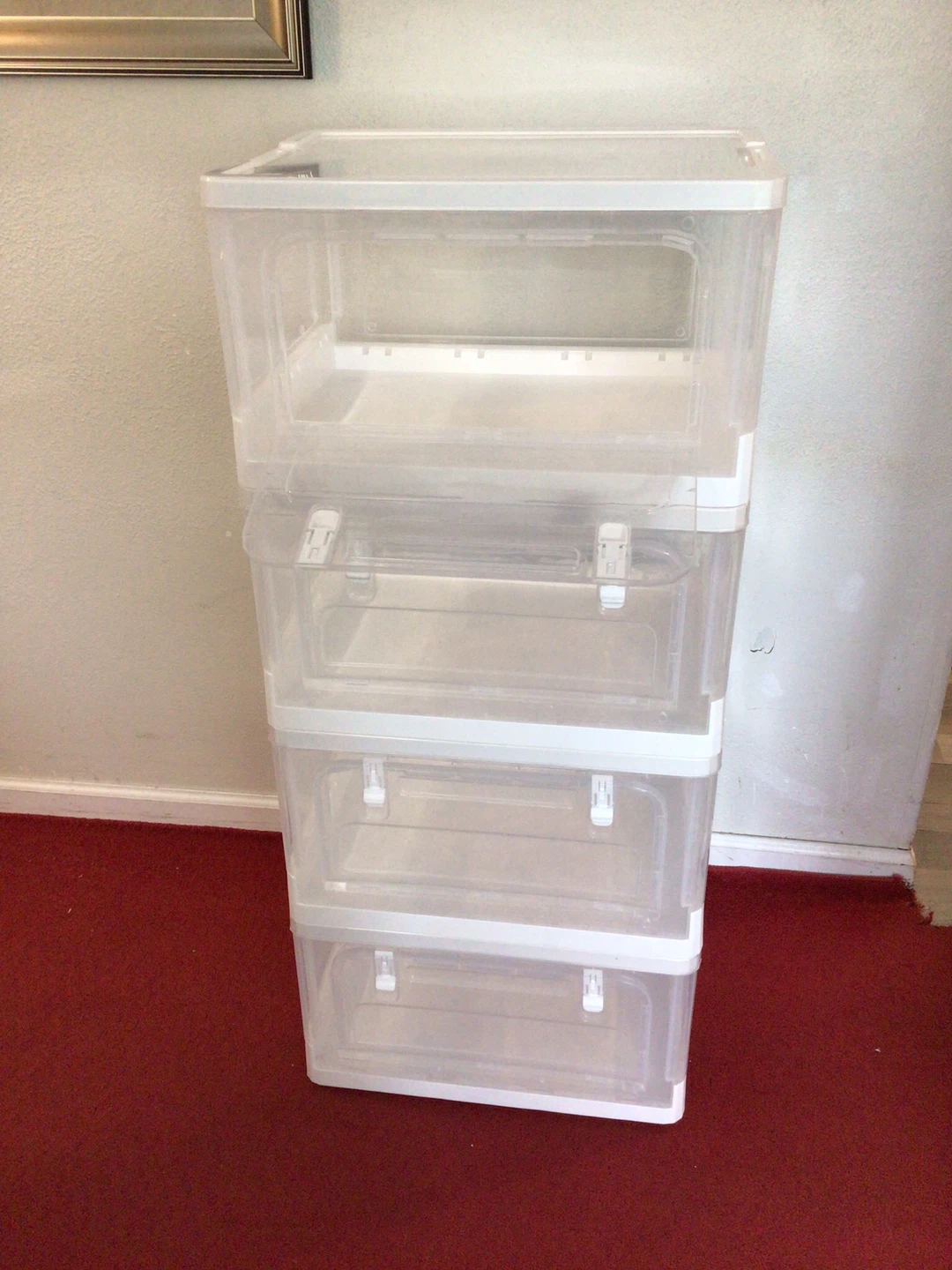 Stackable Storage Bins with Lids - photo 2