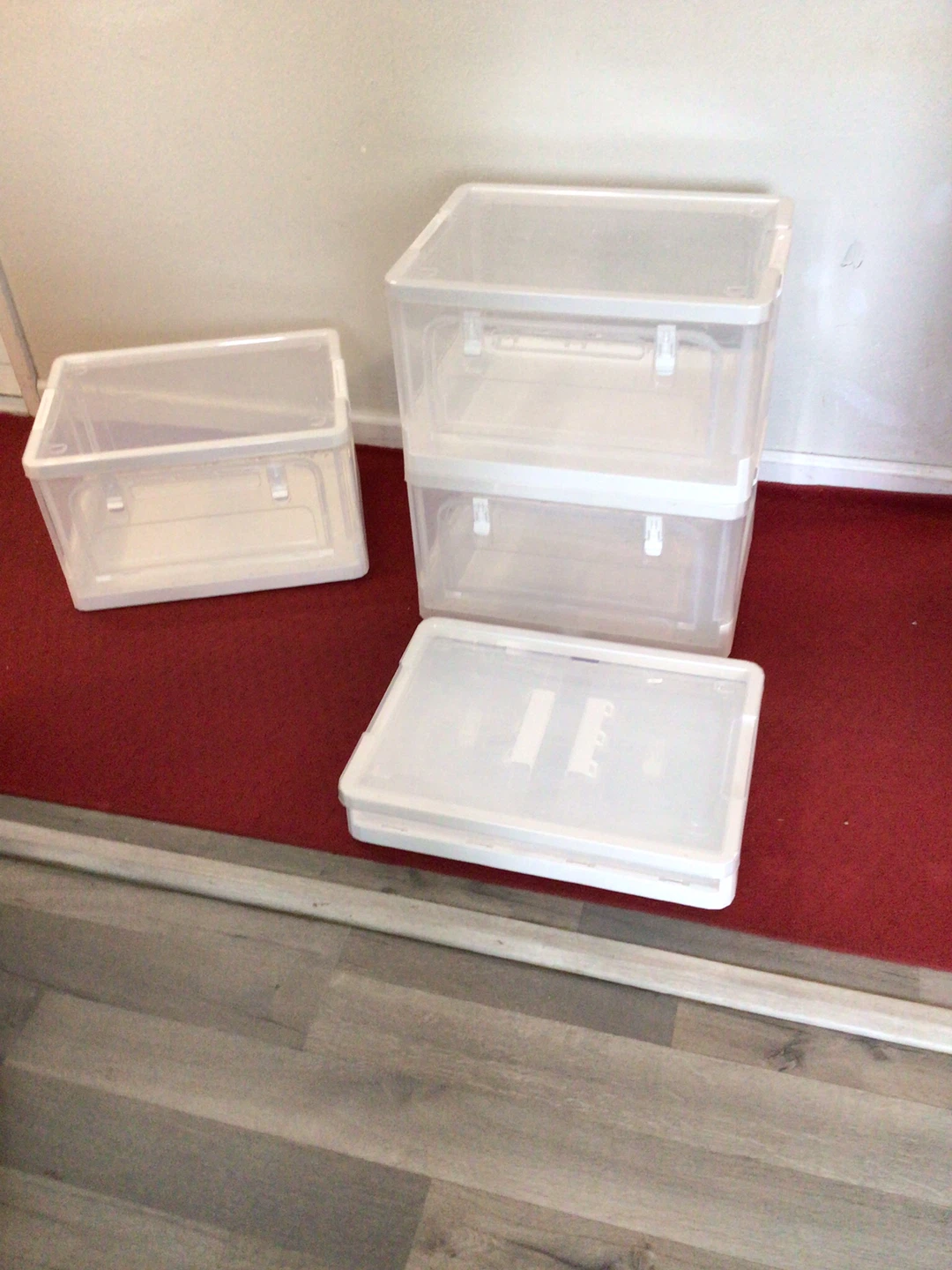 Stackable Storage Bins with Lids - photo 3