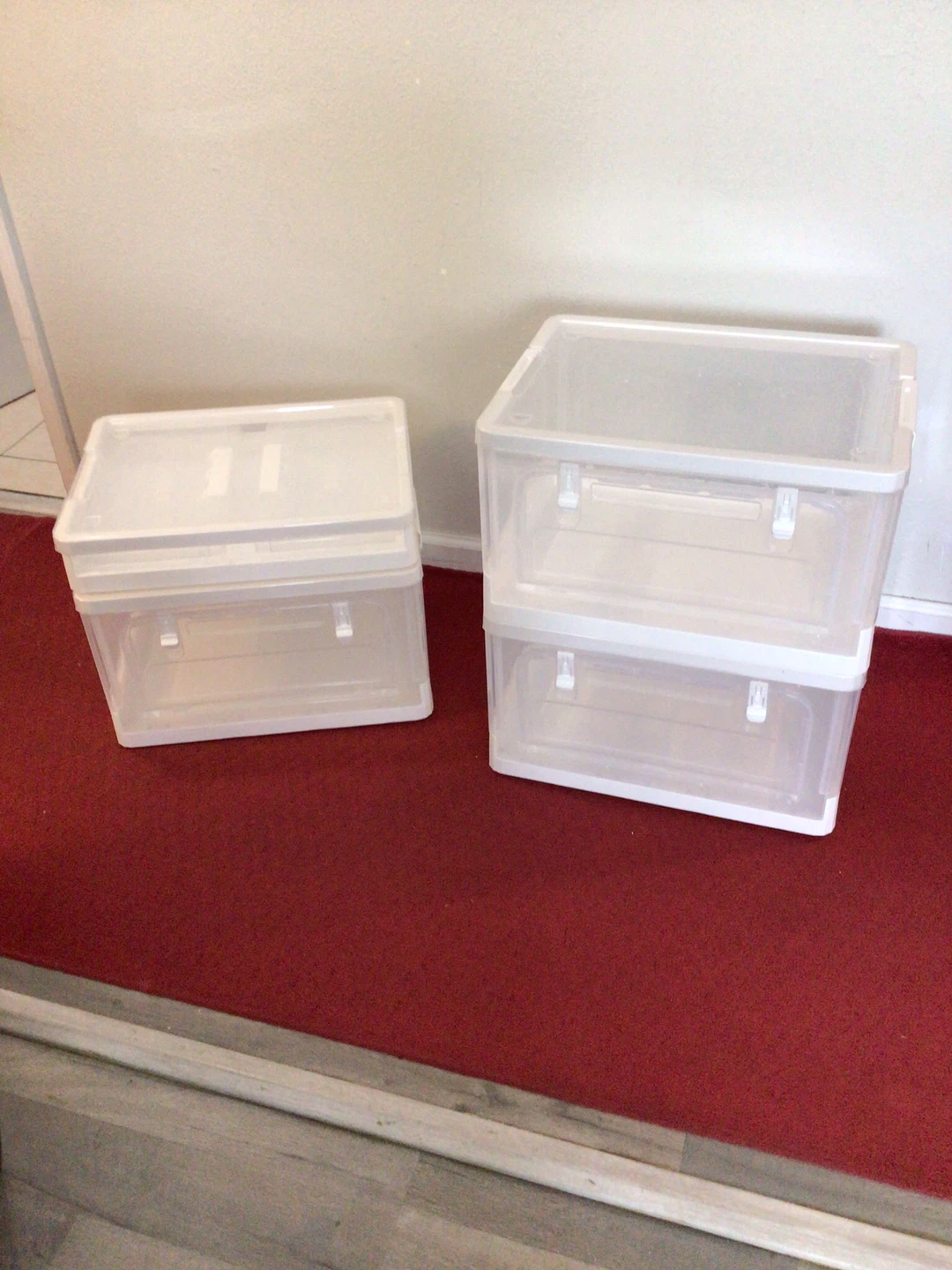 Stackable Storage Bins with Lids - photo 4