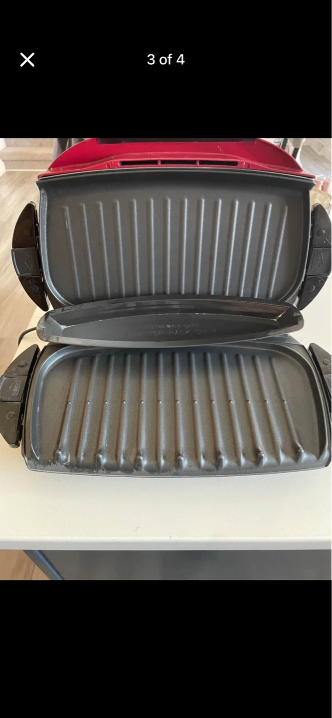 George Foreman Grill Red Electric Indoor Grill - photo 4