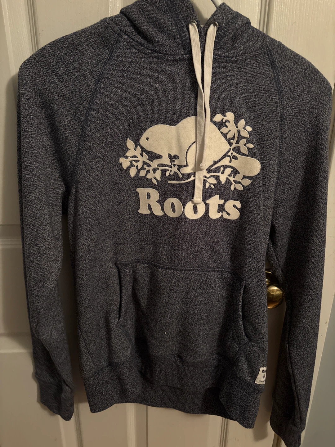 Women roots blue pepper hoodie size small