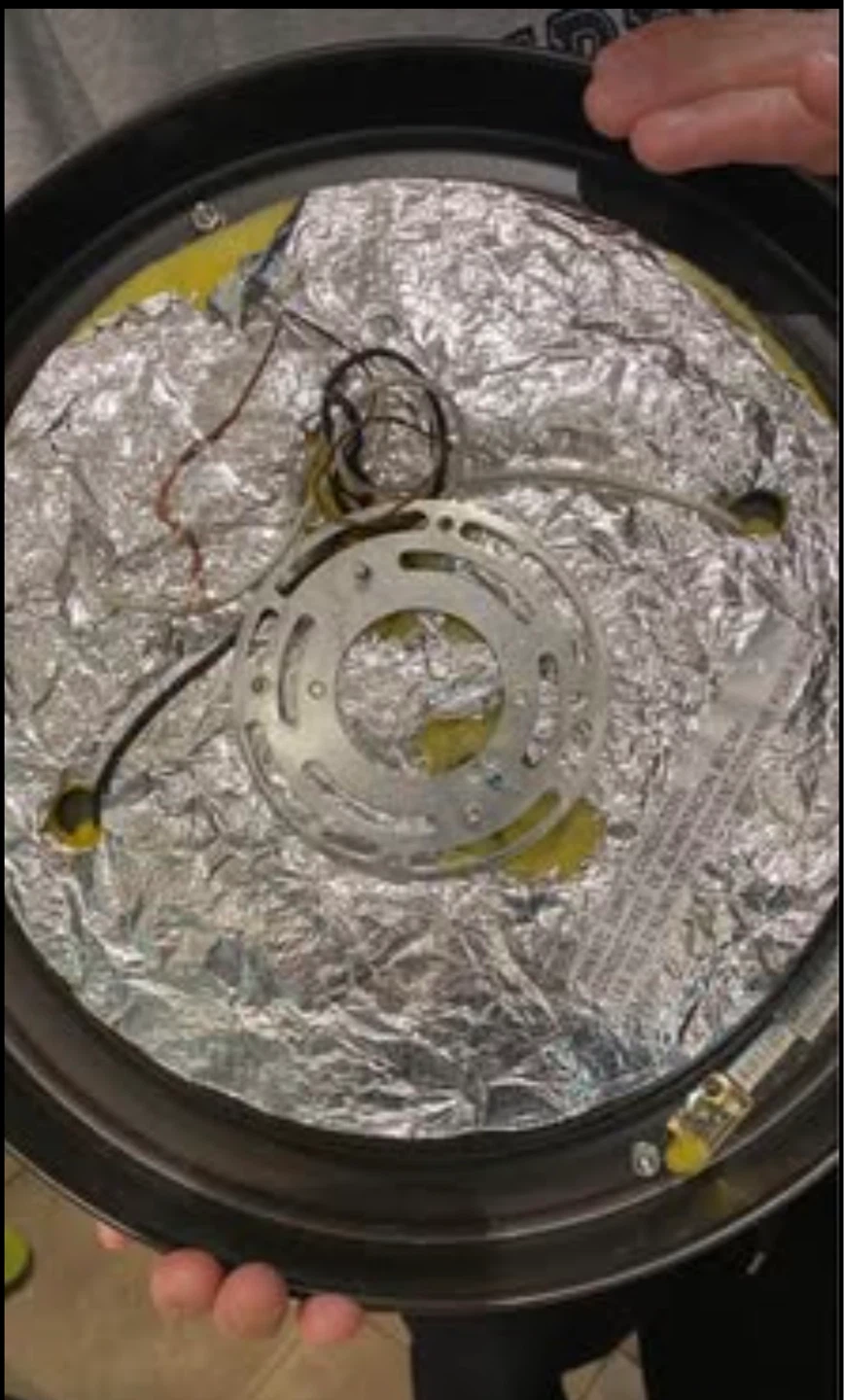 Round Ceiling Light Fixture 13” across - photo 3