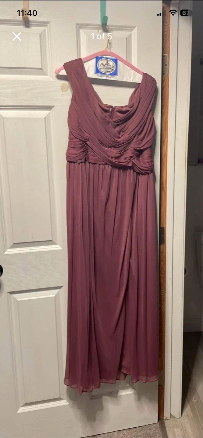 Mauve Bridesmaid Dress - photo 2