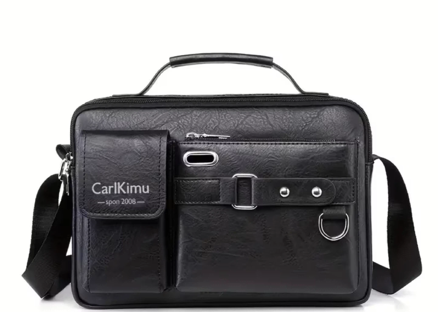 Men's Messenger Bag - Black - photo 2