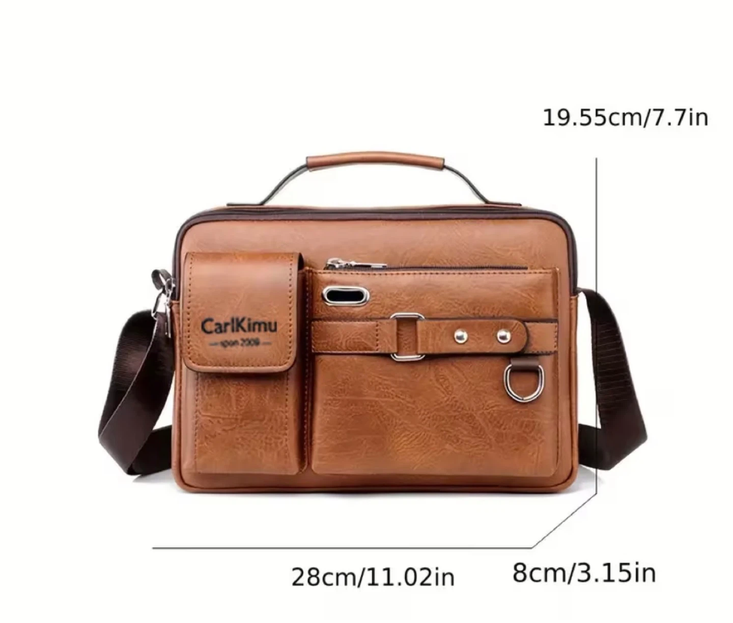 Men's Messenger Bag - Black - photo 3