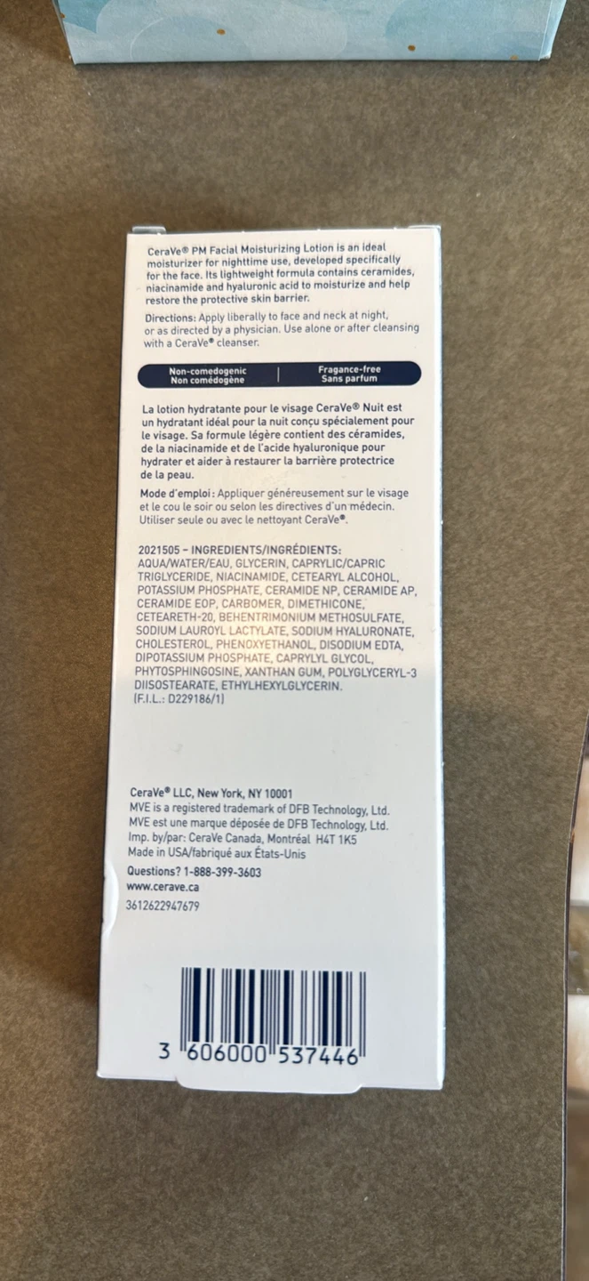 CeraVe PM Facial Moisturizing Lotion - photo 2