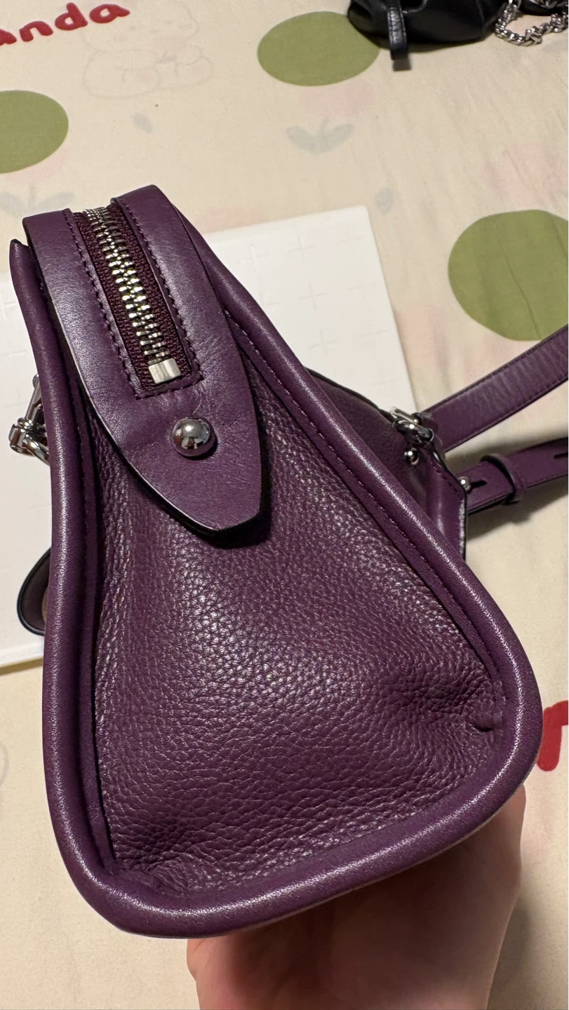 Rebecca Minkoff Purple Leather Satchel Bag - photo 3