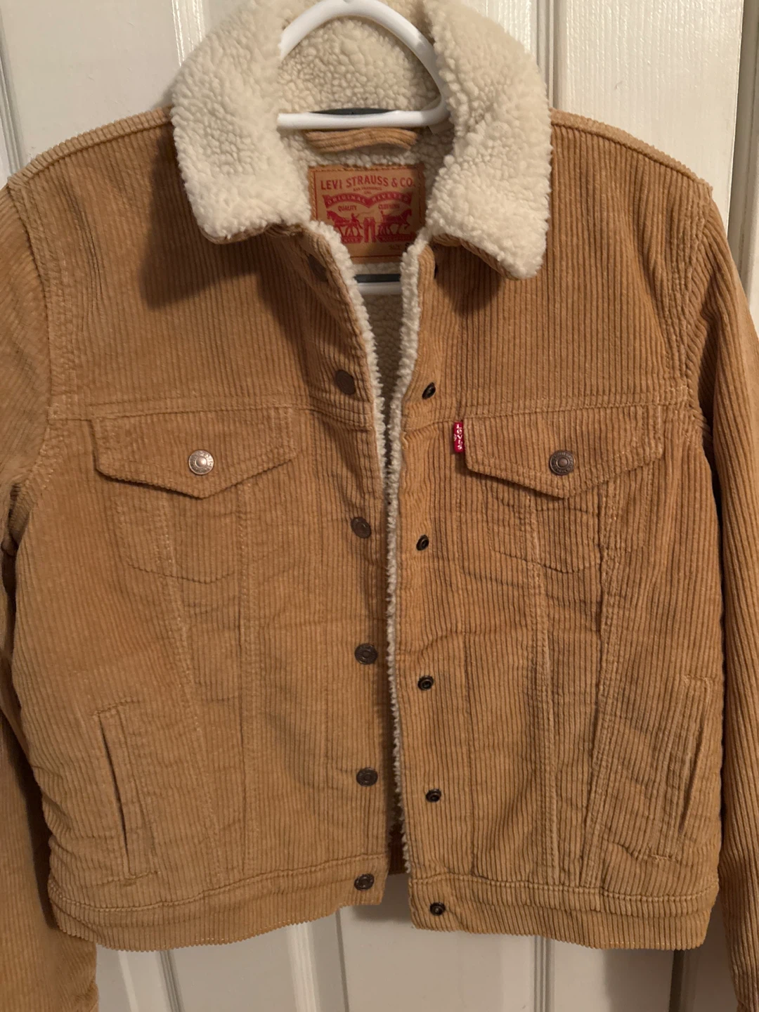 Women Levi’s brown jacket size small