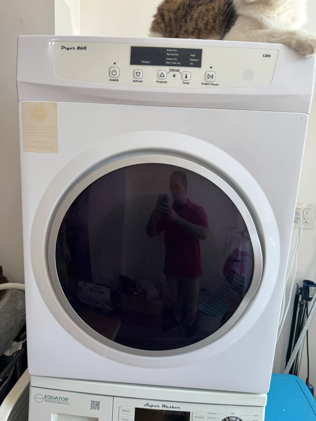 Equator Washer/Dryer Stack