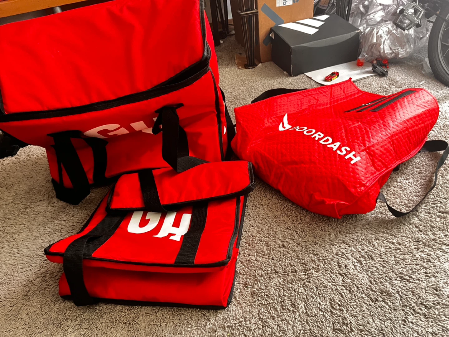 DoorDash Insulated Delivery Bag Set - photo 2