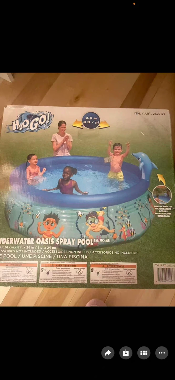 H2OGO! Underwater Oasis Spray Pool