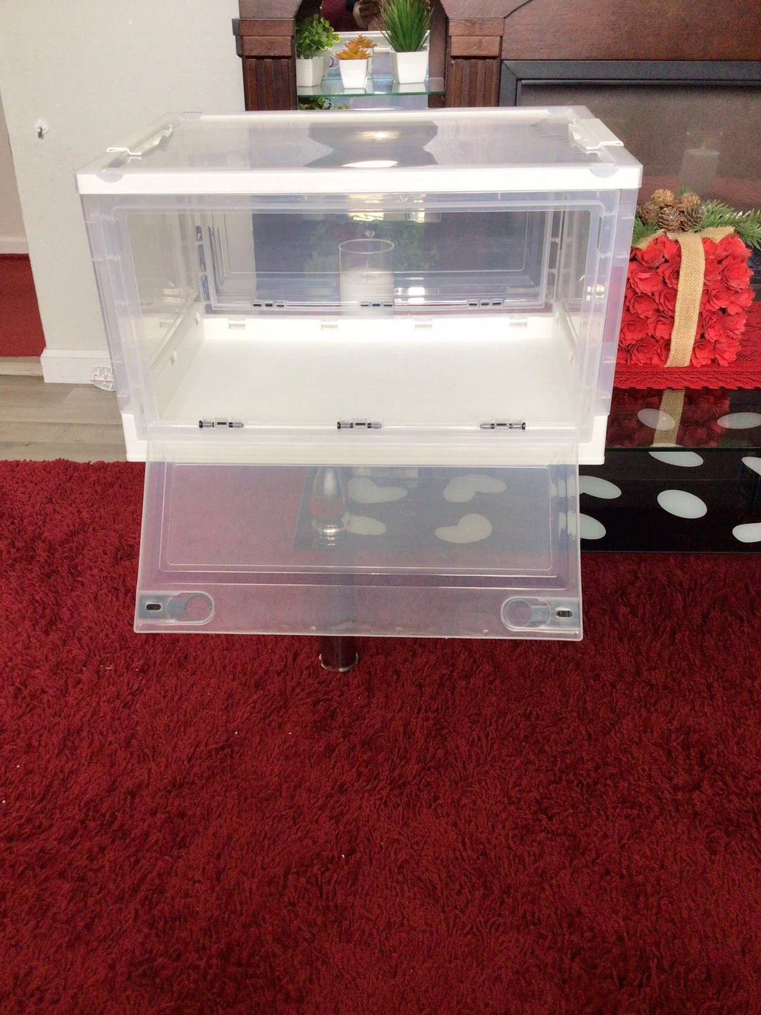 Clear Storage Box with Flip Front - photo 2