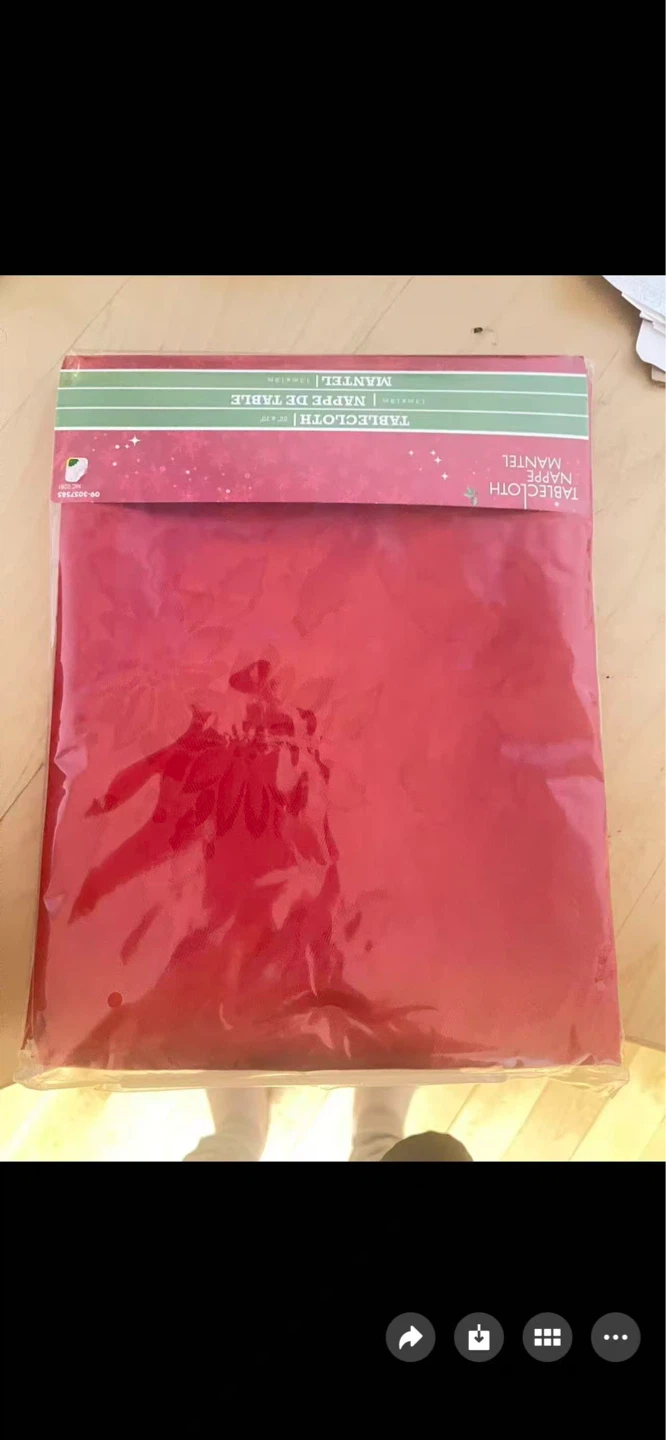Red Tablecloth or Mantel Runner