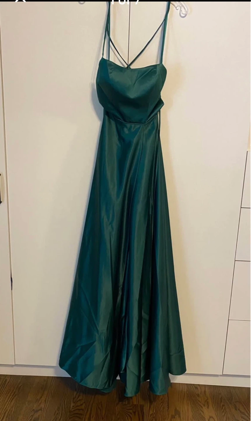 Royal Collection USA Emerald Green Formal Dress Size 4 - photo 4
