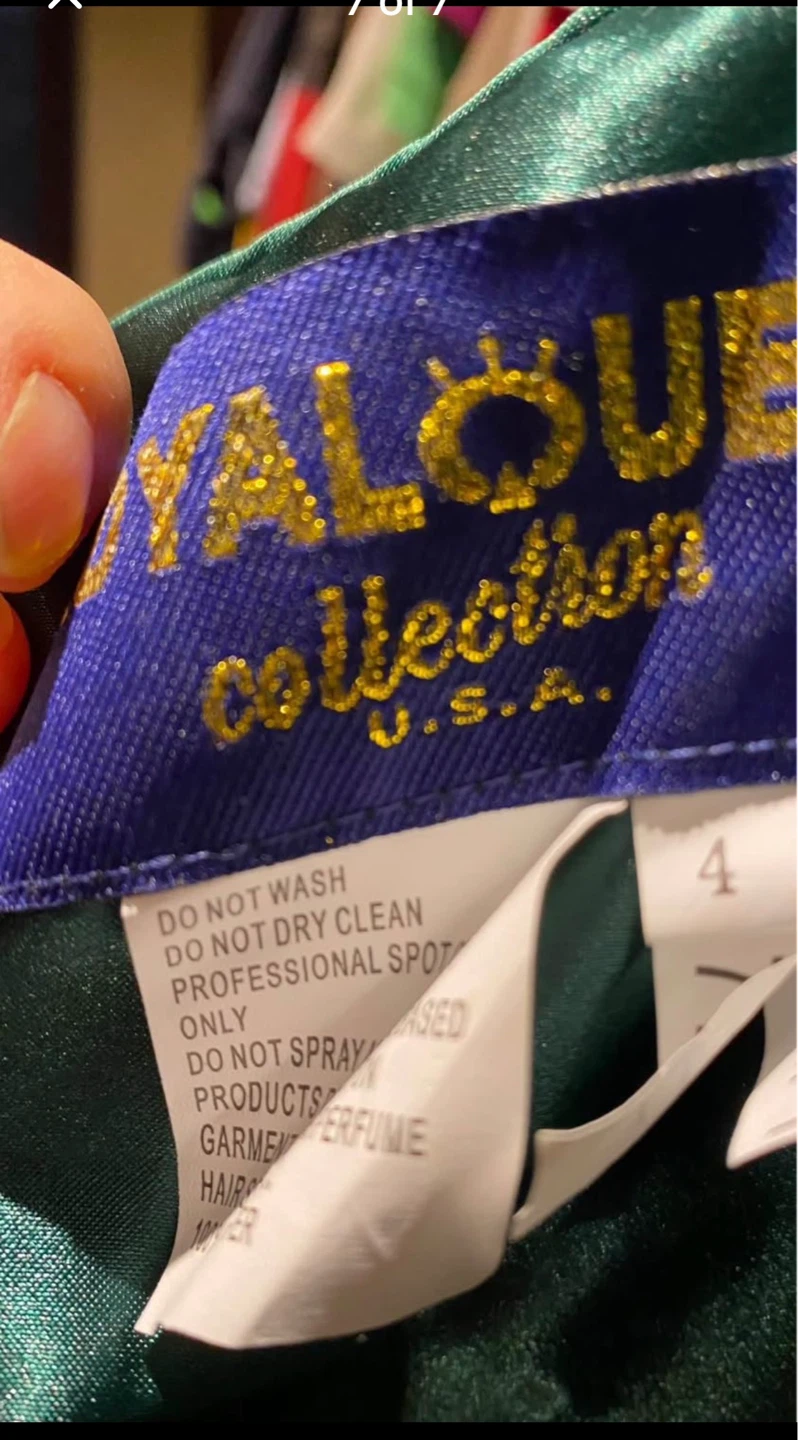 Royal Collection USA Emerald Green Formal Dress Size 4 - photo 3