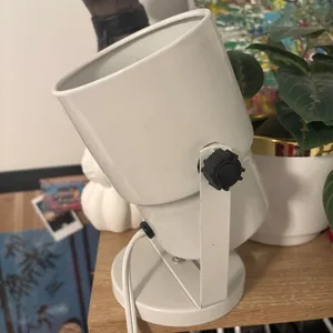 White Metal Desk Lamp