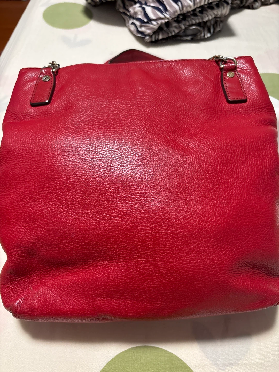 Michael Kors Red Leather Tote Bag - photo 4