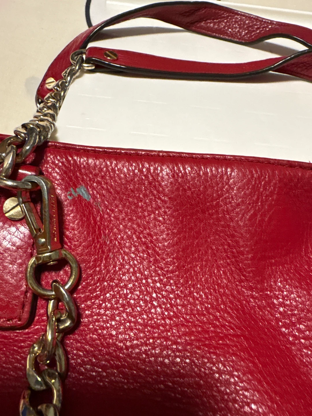 Michael Kors Red Leather Tote Bag - photo 3