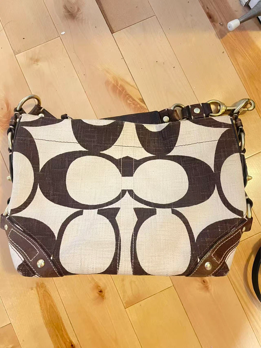 Coach Monogram Shoulder Bag