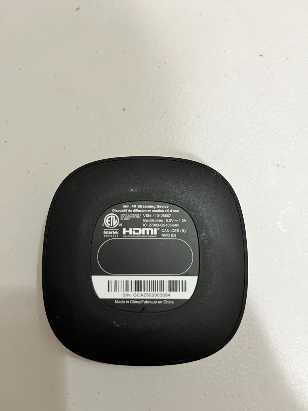 Onn. 4K Streaming Device with Remote - photo 4