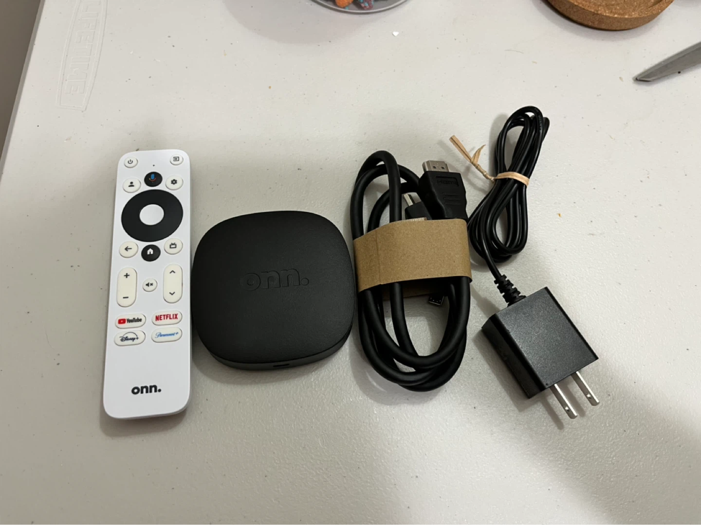 Onn. 4K Streaming Device with Remote