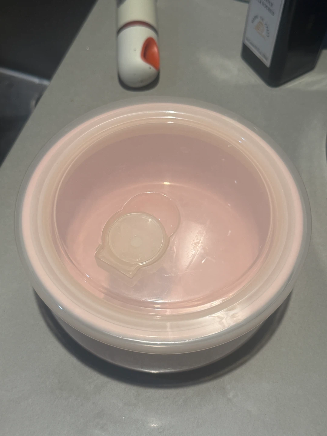 Room Essentials Pink Stoneware Bowl